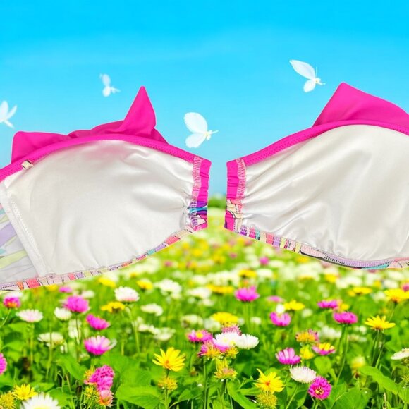 Victoria Secret Hot Pink Bandeau Bikini - Picture 6 of 7